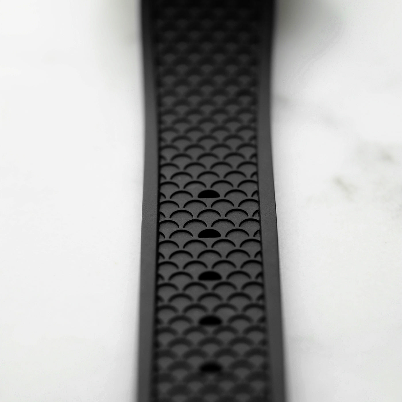 Black FKM rubber strap for Team Heritage series