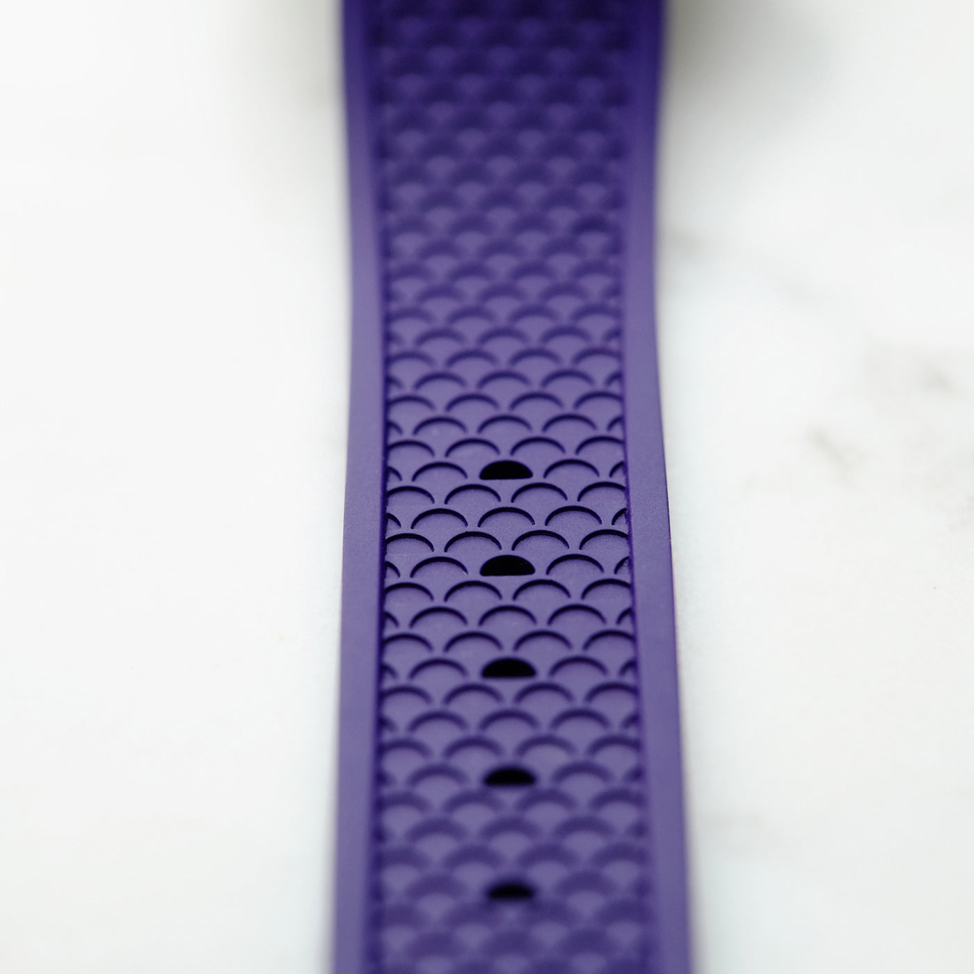 Purple FKM rubber strap for Team Heritage series
