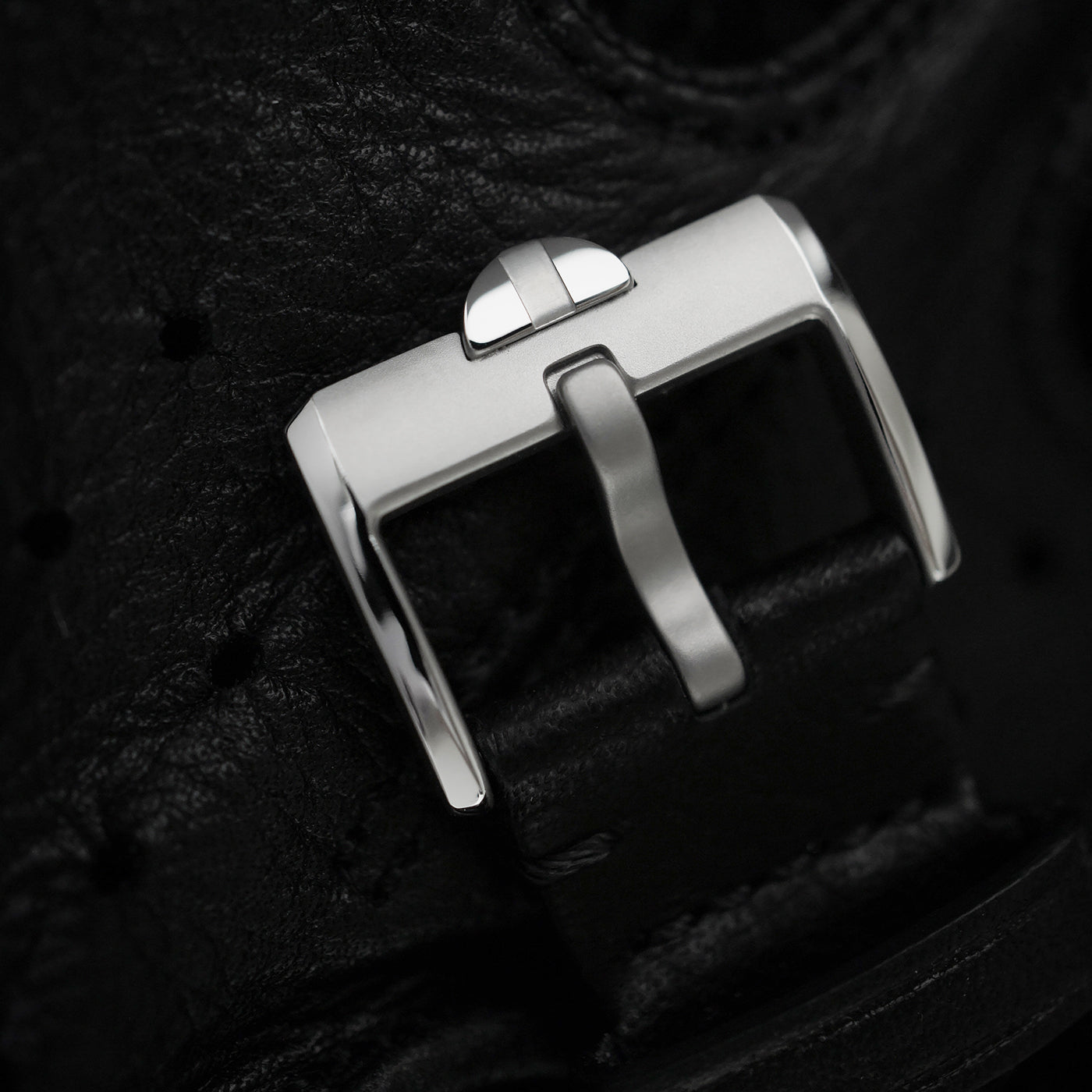 Black FKM rubber strap for Team Heritage series
