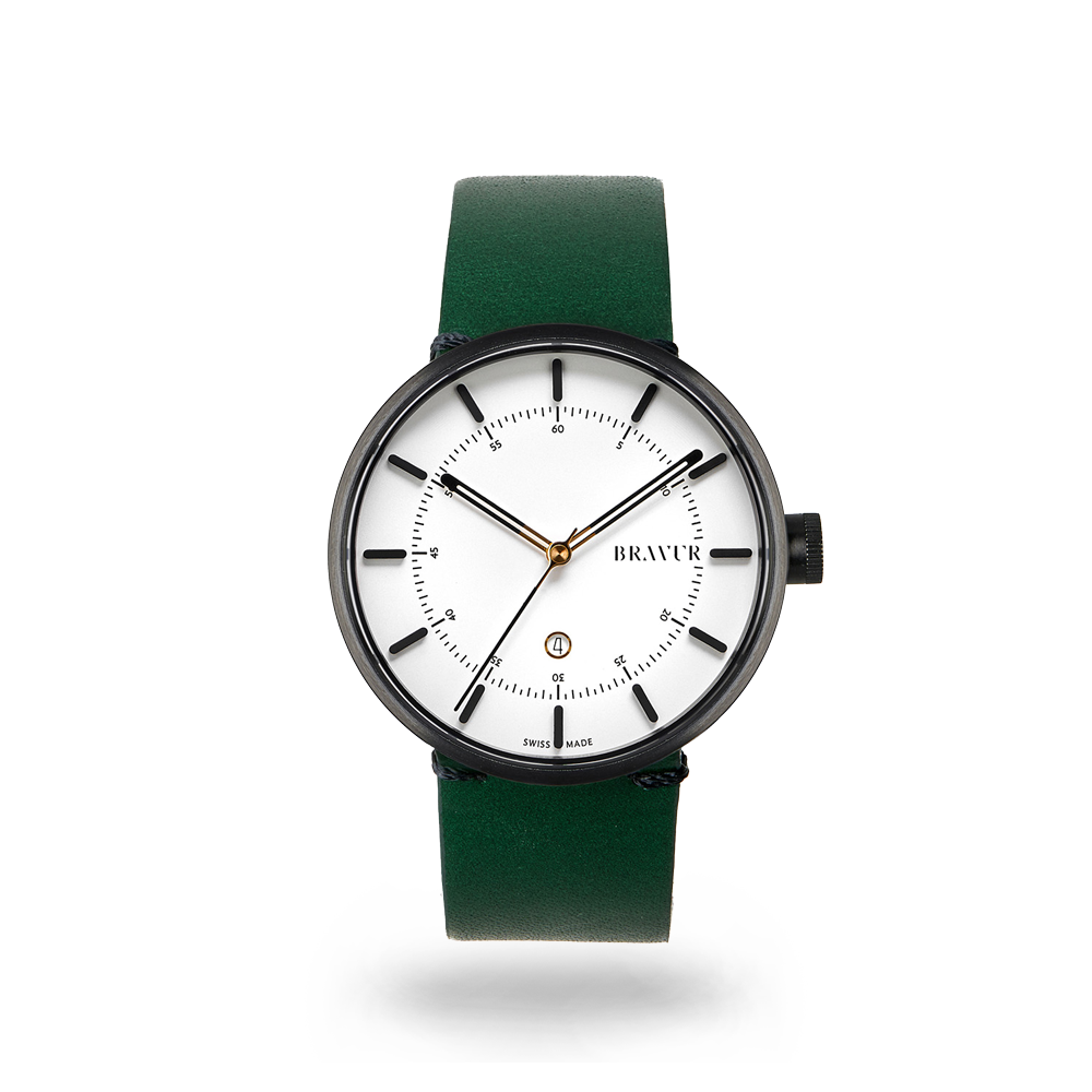 BW002 Black - Silver White