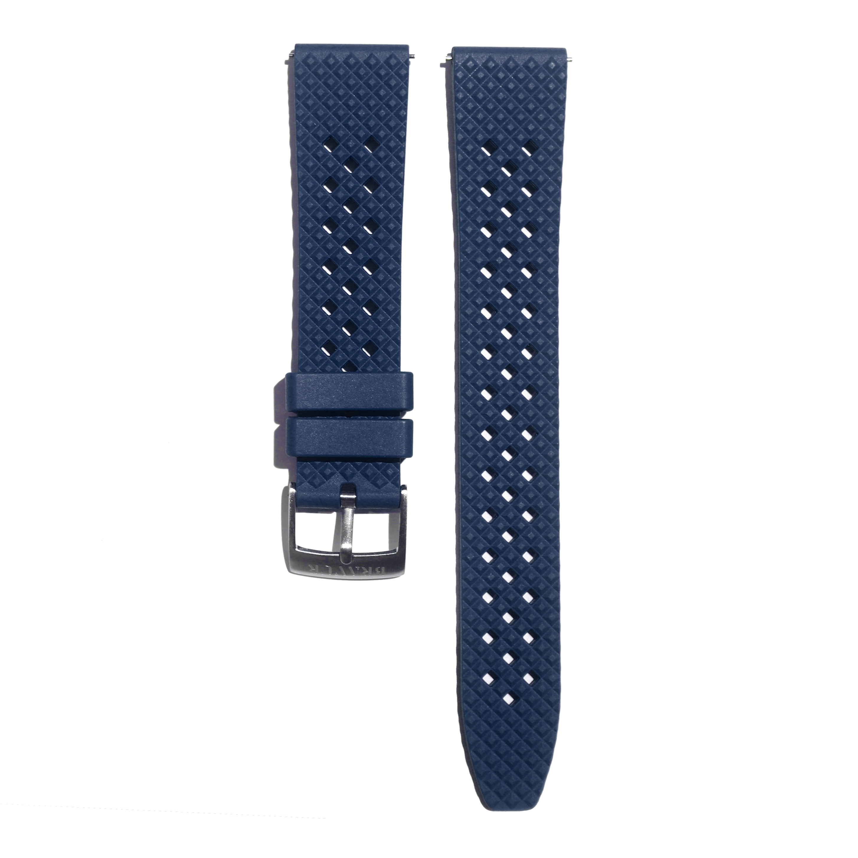 Blue FKM rubber strap