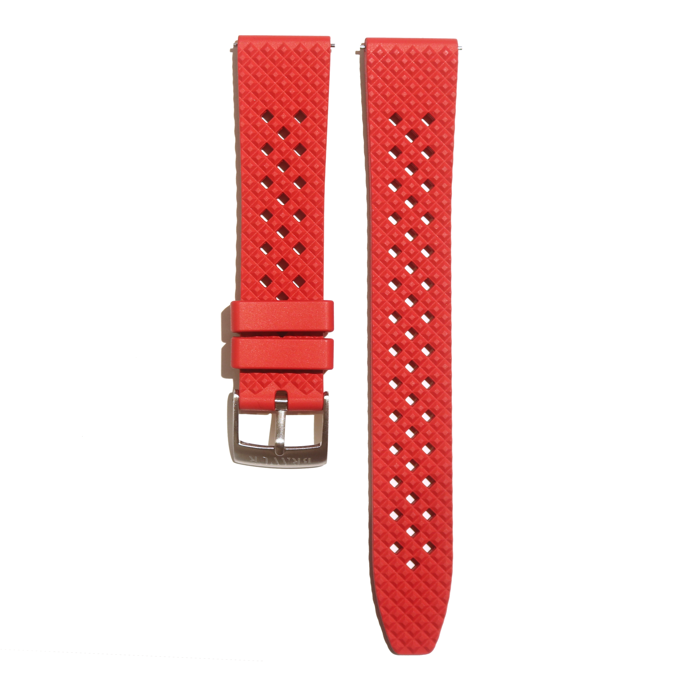 Red FKM rubber strap