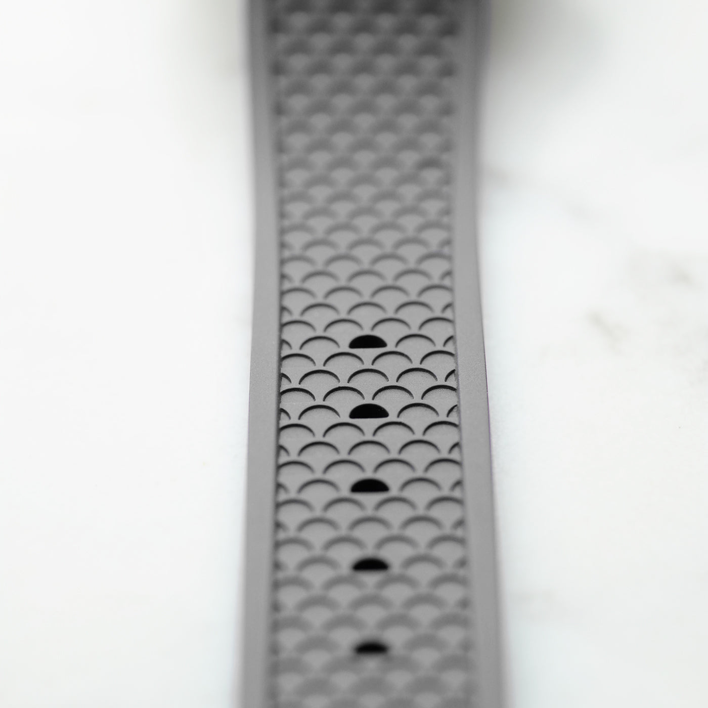 Grey FKM rubber strap for Team Heritage series