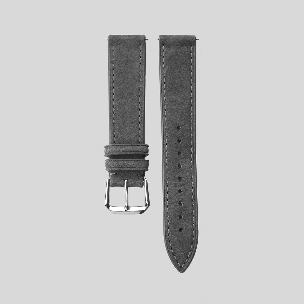 Grey suede strap