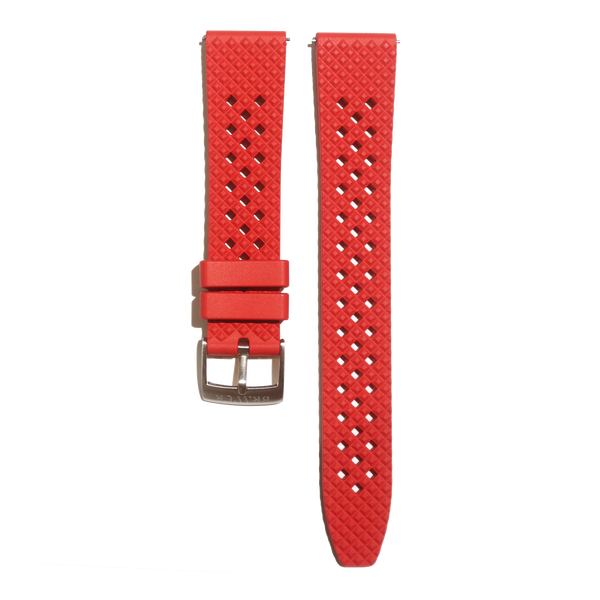 Red FKM rubber strap
